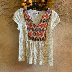 Armei - Kin women’s blouse cap sleeve sz S